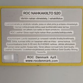 Väritön vahakiilloke 100 ml
